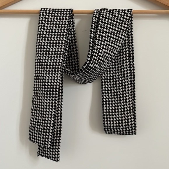 Club Monaco Vanellie Houndstooth Cocoon Dress with Waist Belt Size 6 - Picture 5 of 5